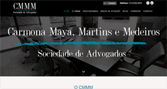 Desktop Screenshot of cmmm.com.br
